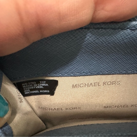 Michael Kors Slate Blue Tote and Wallet Set - Picture 15 of 15